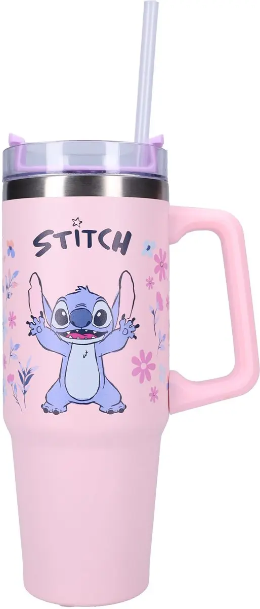 Lilo & Stitch Bottled Bliss Roze Schoolbeker & Drinkfles 900ml