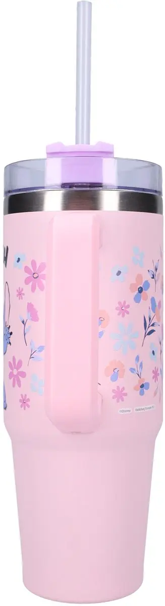 Lilo & Stitch Bottled Bliss Roze Schoolbeker & Drinkfles 900ml - afbeelding 6 van 6