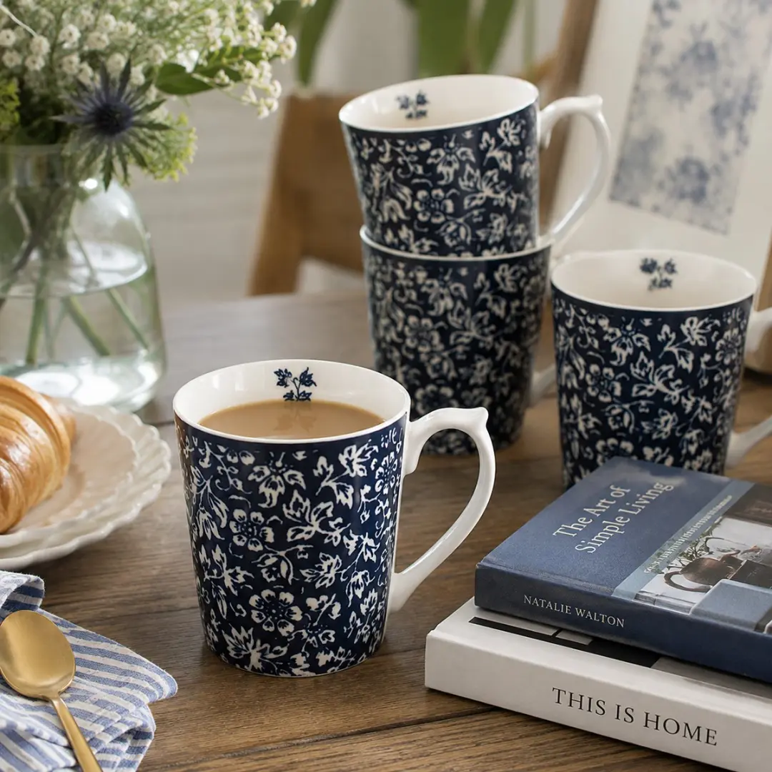 Laura Ashley Blueprint Mokken - 4 Stuks 32cl - Sweet Alyssum