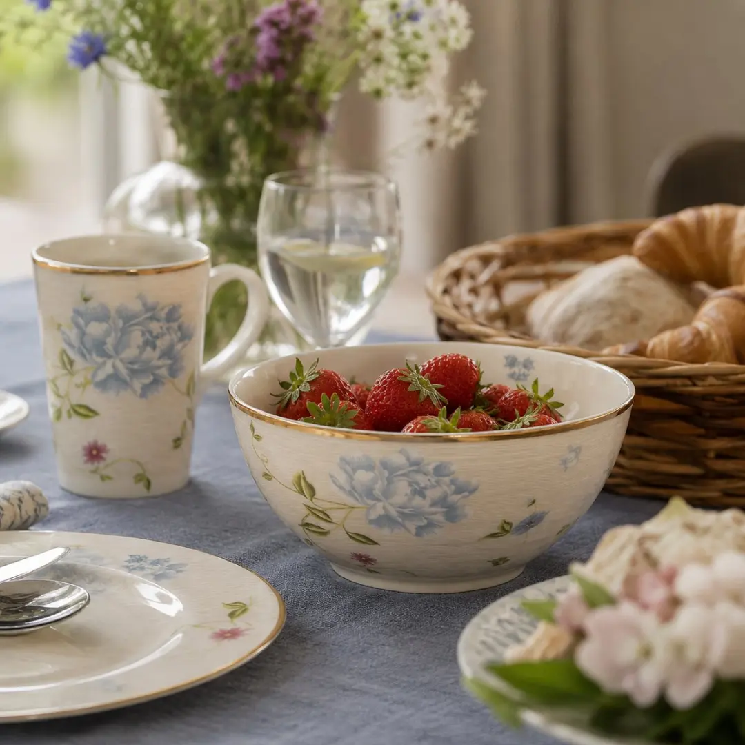 Laura Ashley Heritage Kommen Ø16cm - Cobblestone Pinstripe