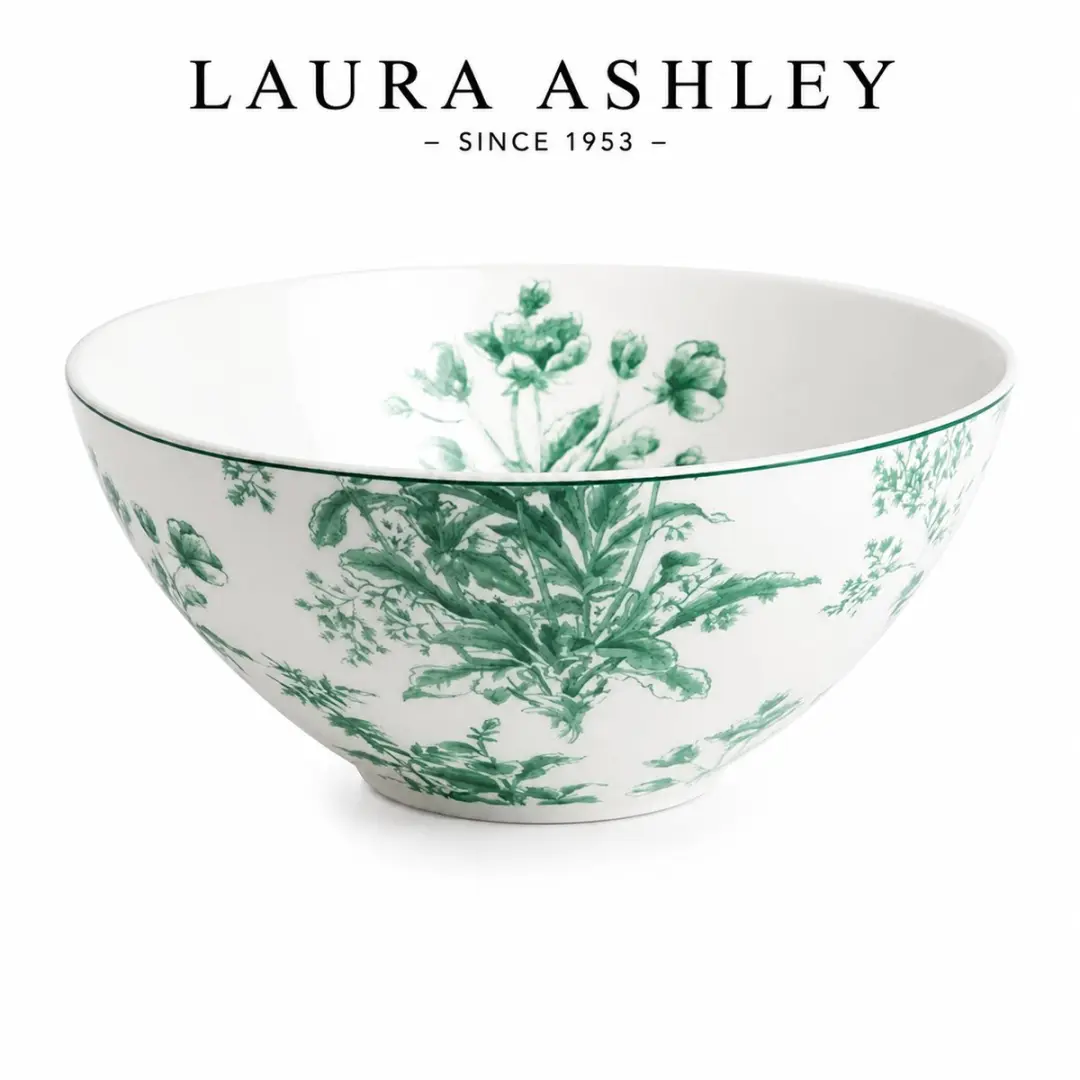 Laura Ashley Thurston Bloom Kom 16 cm Bloemen groen