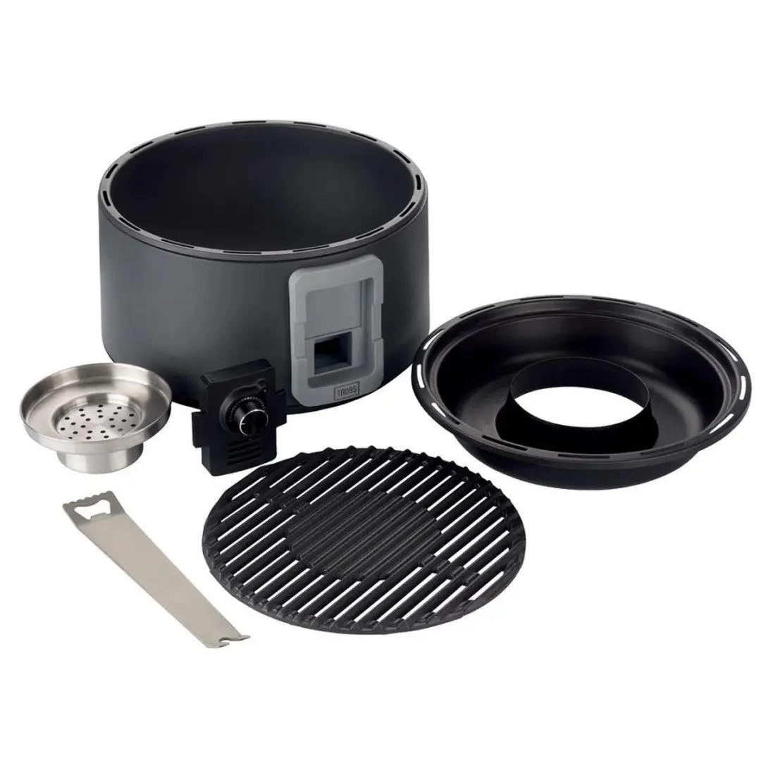 Trebs 99335 Houtskoolbarbecue 35cm - Zwart