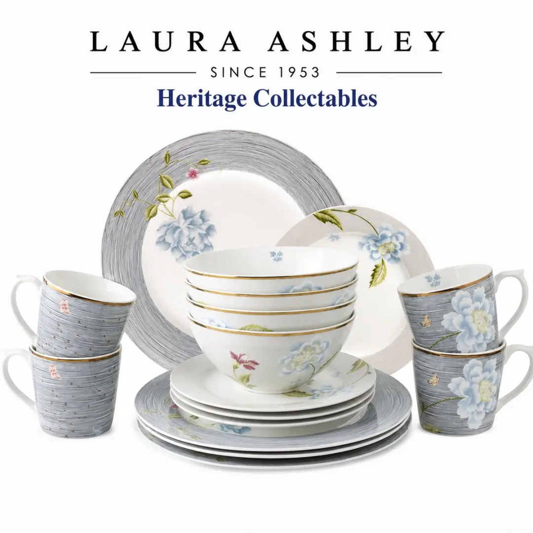 Laura Ashley Heritage Collectables Serviesset 4 persoons 16 Delig
