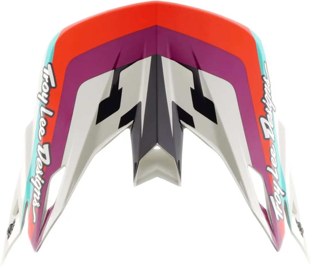 Troy Lee Designs SE5 Polycarb MIPS Motocrosshelm - XL - Paars/Wit