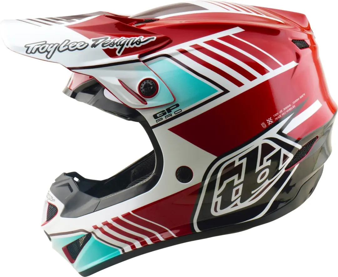 Troy Lee Designs GP Pro MIPS Motocrosshelm XXL - Rood/Wit