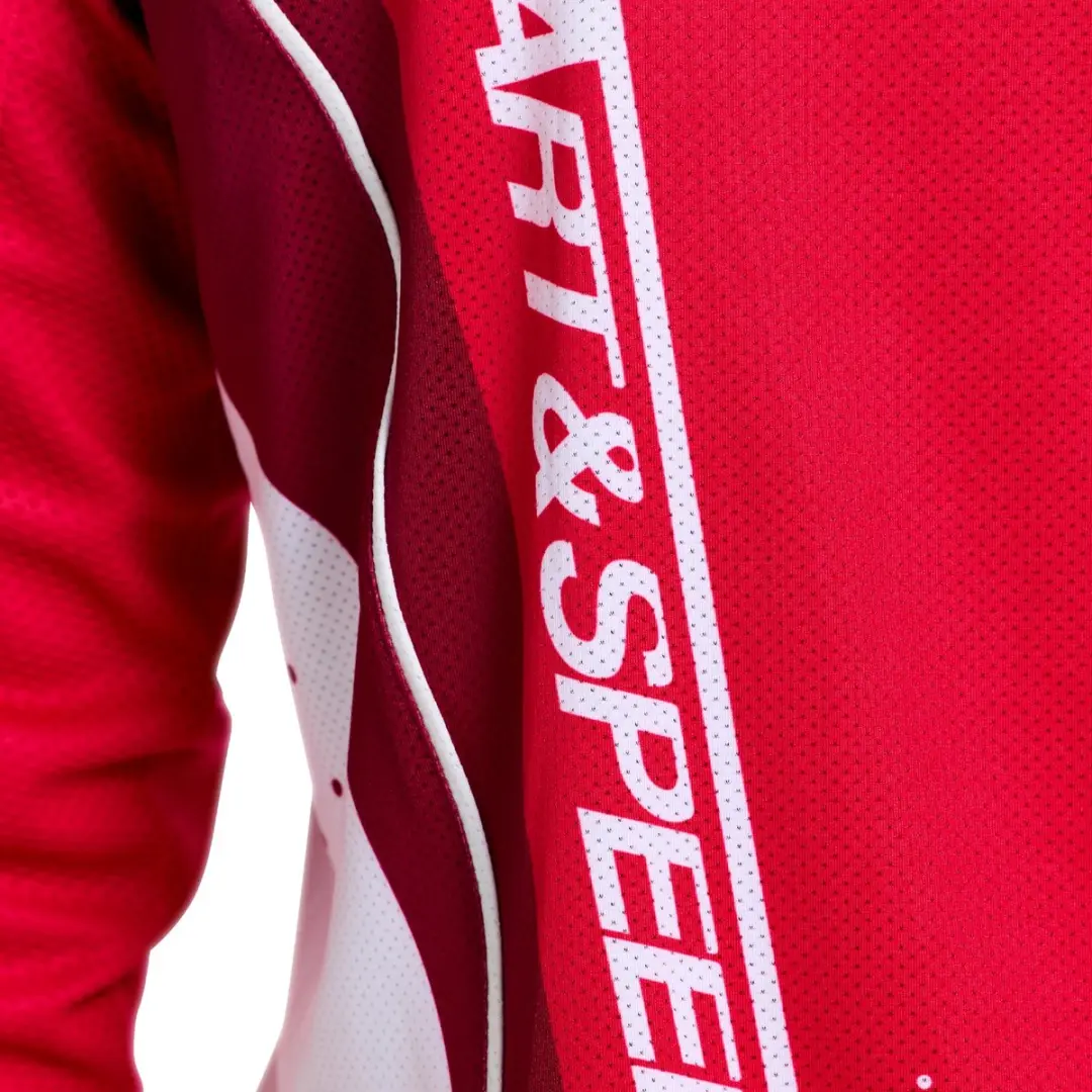 Troy Lee Designs SE Pro Salvo Motocross-trui - Rood/wit - XL