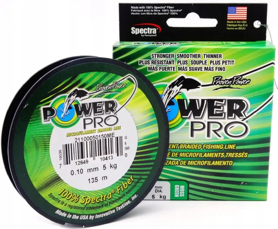 Shimano Power Pro Vislijn 0,19mm Mosgroen - 135m - afbeelding 6 van 6