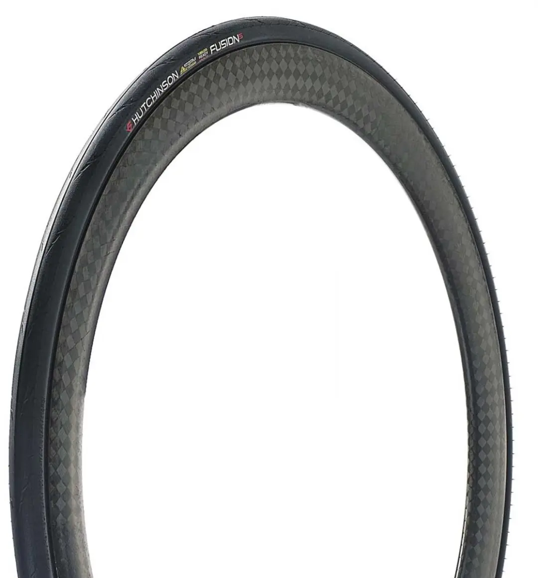 Hutchinson Fusion 5 Galactik 700c X 23 Stijve Racefietsband Zwart 700C x 23