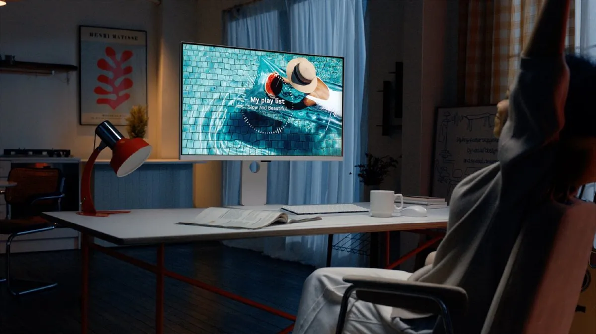 LG MyView Smart 32SR50F-W Smart Monitor 32" - Full HD - WebOS - afbeelding 3 van 6