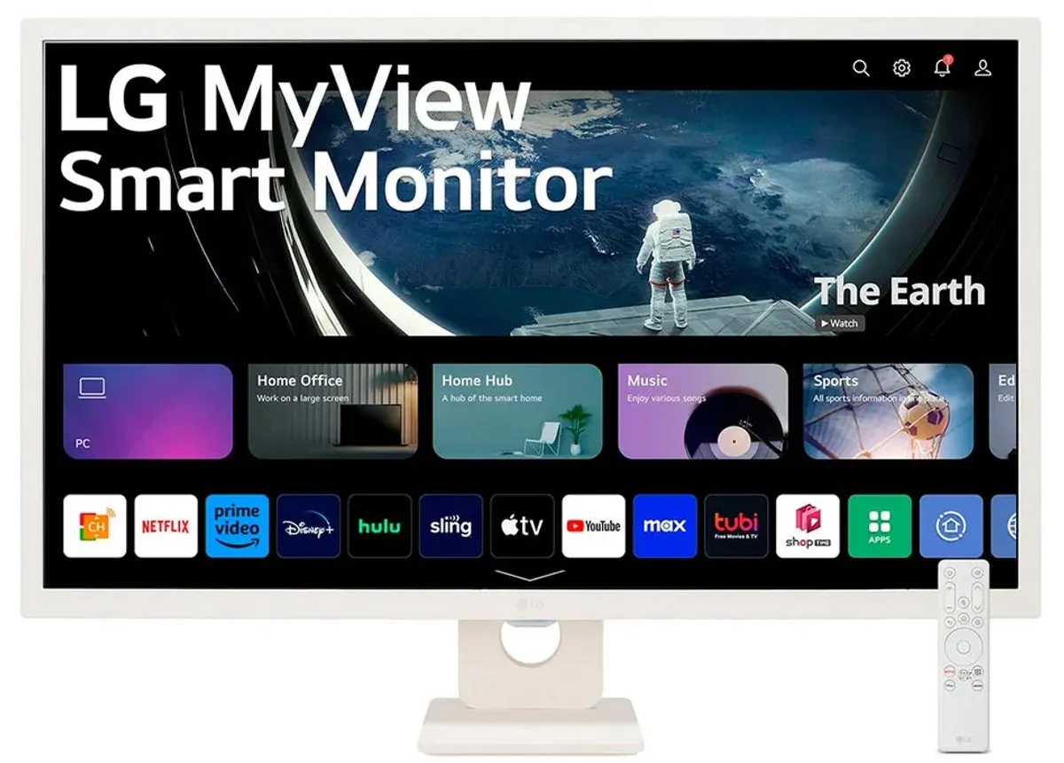 LG MyView Smart 32SR50F-W Smart Monitor 32" - Full HD - WebOS - afbeelding 6 van 6