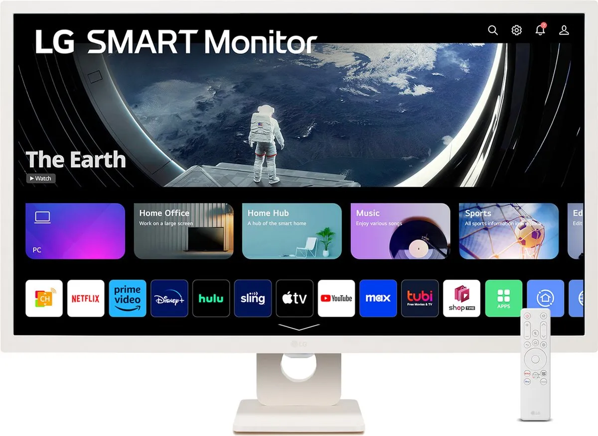 LG MyView Smart 32SR50F-W Smart Monitor 32"