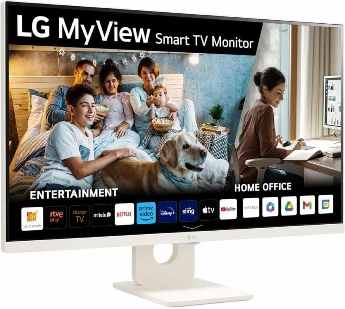 LG MyView Smart 32SR50F-W Smart Monitor 32" - Full HD - WebOS - afbeelding 5 van 6