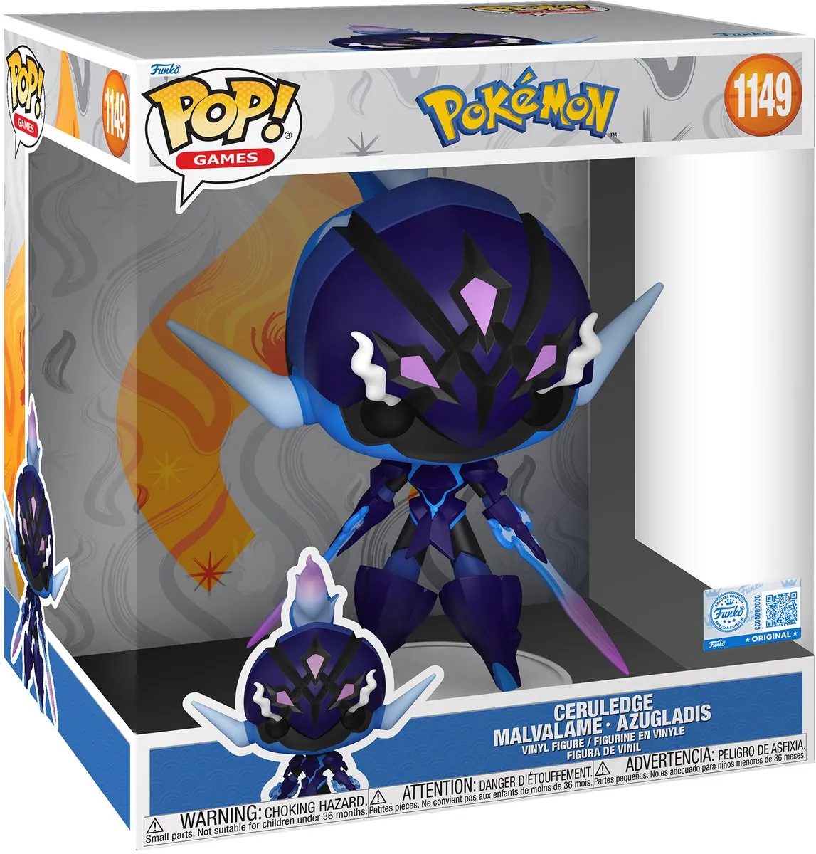 Funko Pop! Pokémon Ceruledge Jumbo - 10 Inch - Blauw/Paars