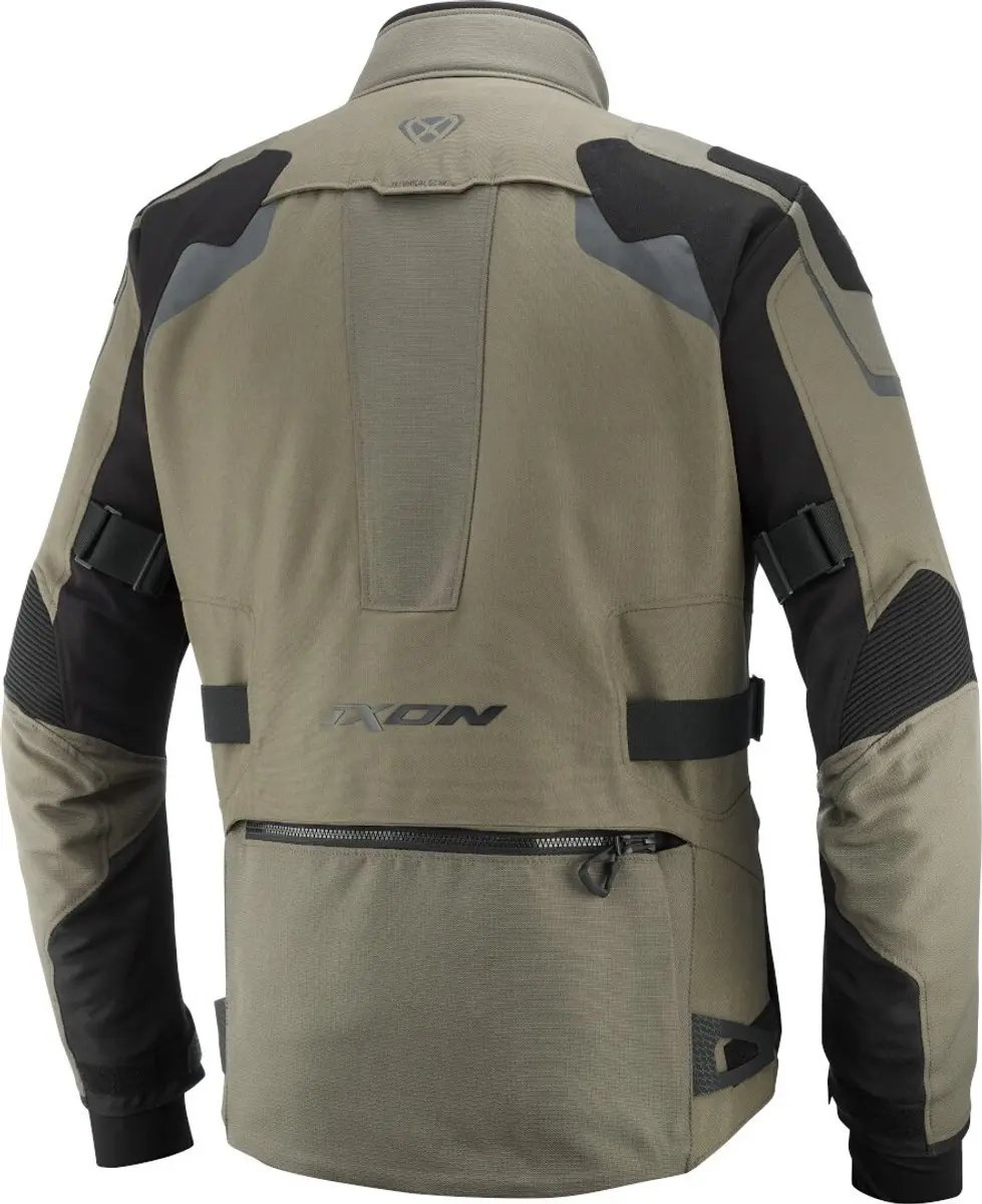 IXON Odin Motorjas - Zwart/Khaki 4XL