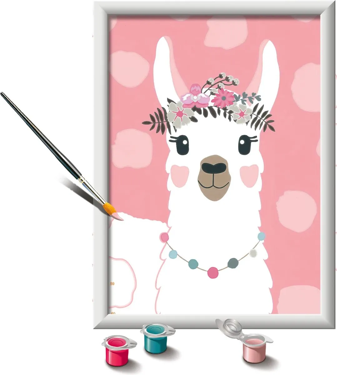 Ravensburger CreArt No Drama Llama Kleuren op nummer