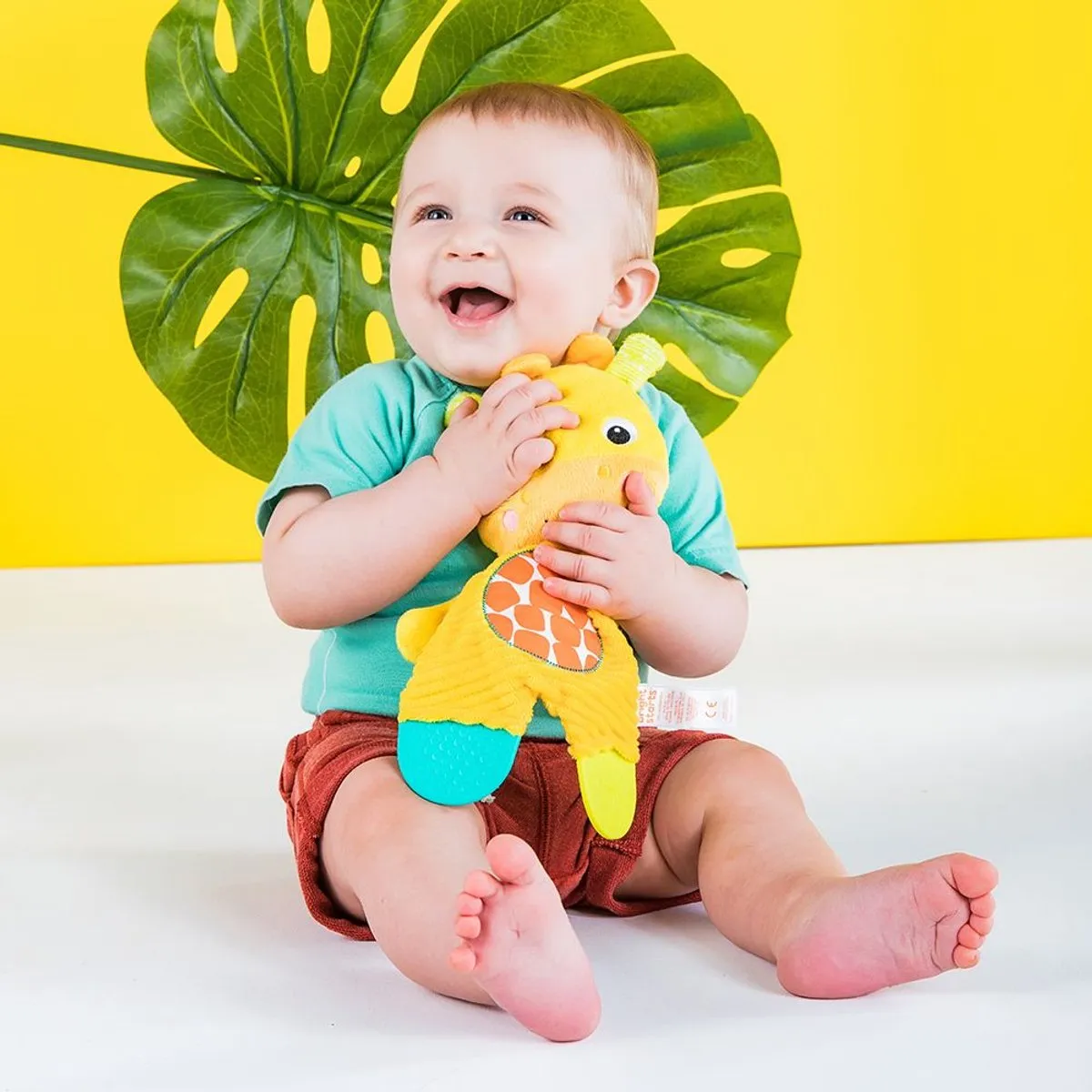Bright Starts Giraf Knuffeldoek - Multicolor