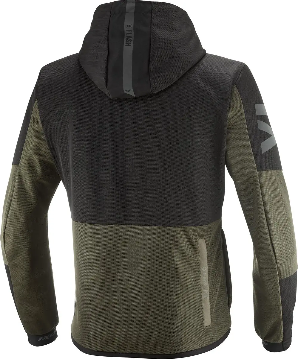 IXON Park Air Motorfietsparka Khaki/Zwart - 2XL