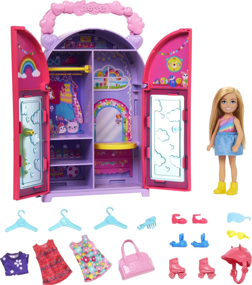 Barbie Chelsea - Kledingkast - Pop en speelset