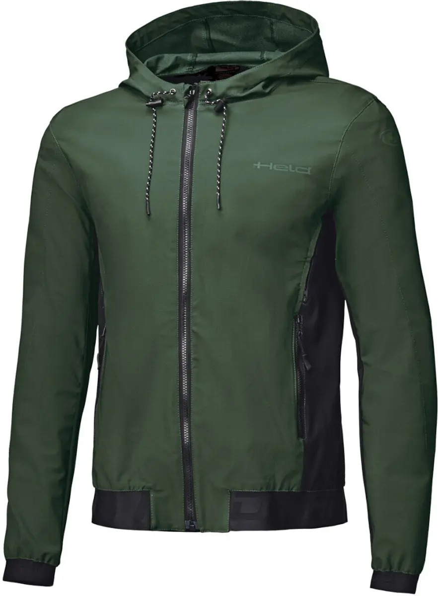 Held Dragger Adventure Legergroen Textiele Motorjas