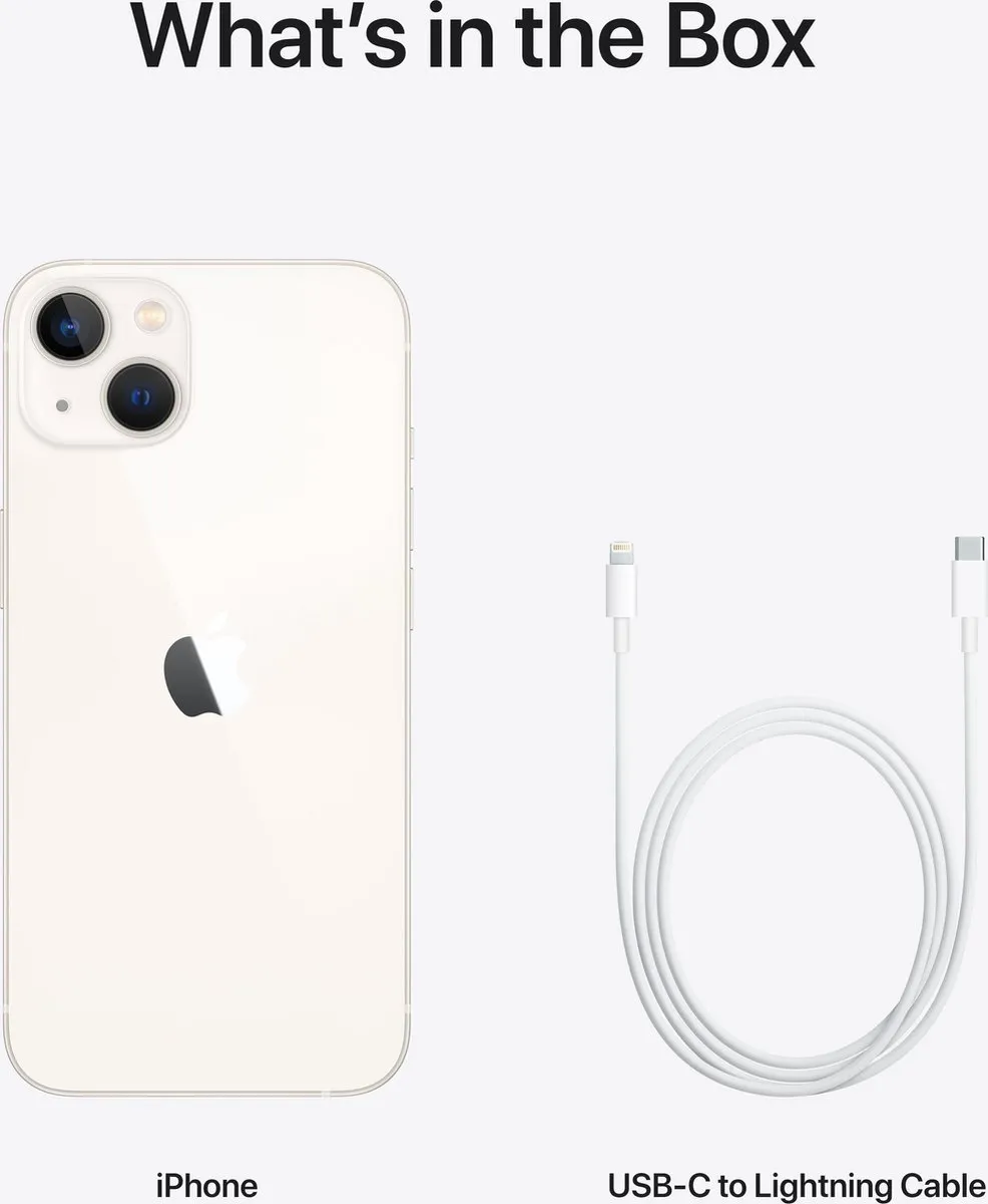 Apple iPhone 13 MLQD3ZD/A - 512GB - Sterrenlicht - afbeelding 6 van 6