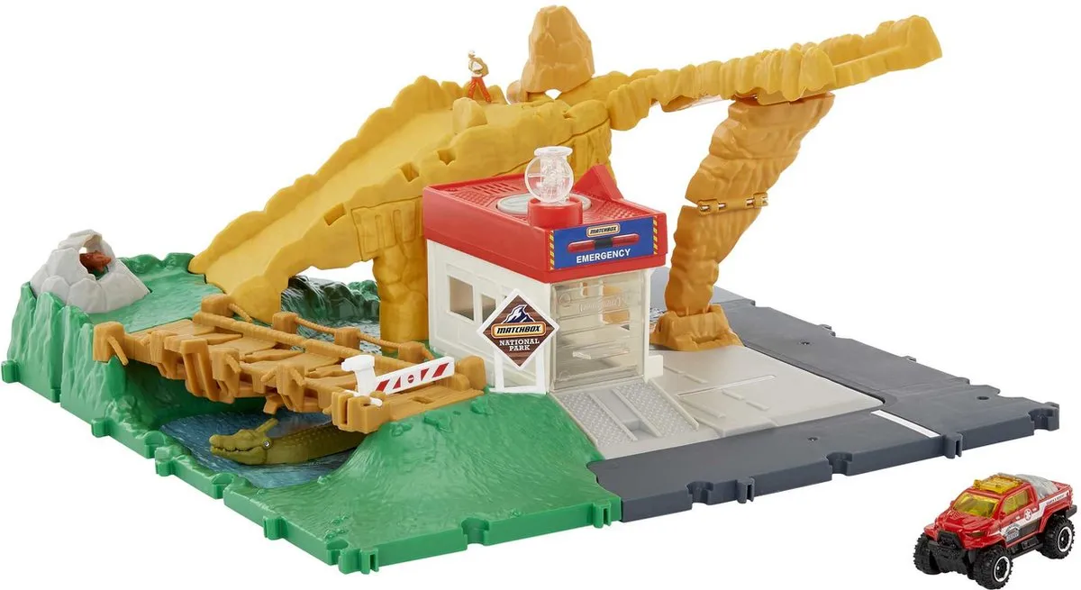 Mattel Matchbox Canyon Rescue Set HHH32 - Licht & Geluid