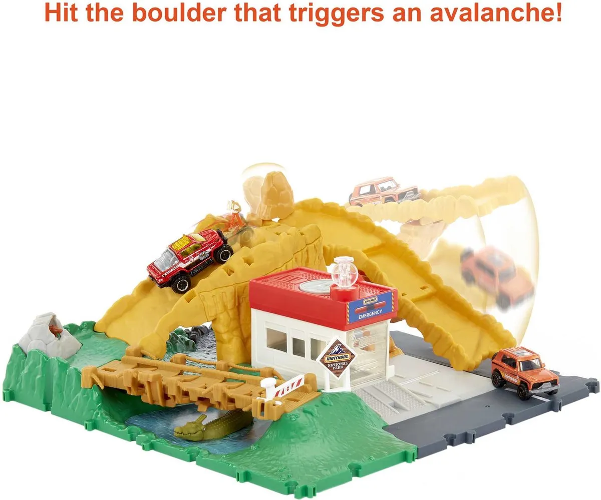 Mattel Matchbox Canyon Rescue Set HHH32 - Licht & Geluid