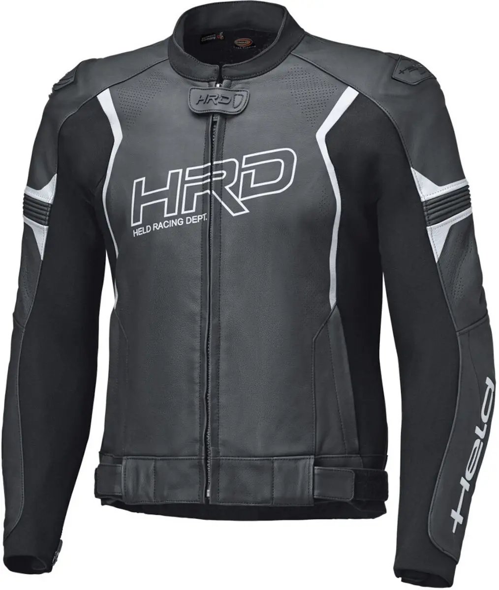 Held Street Rocket 4 Zwart Wit Leren Motorjas