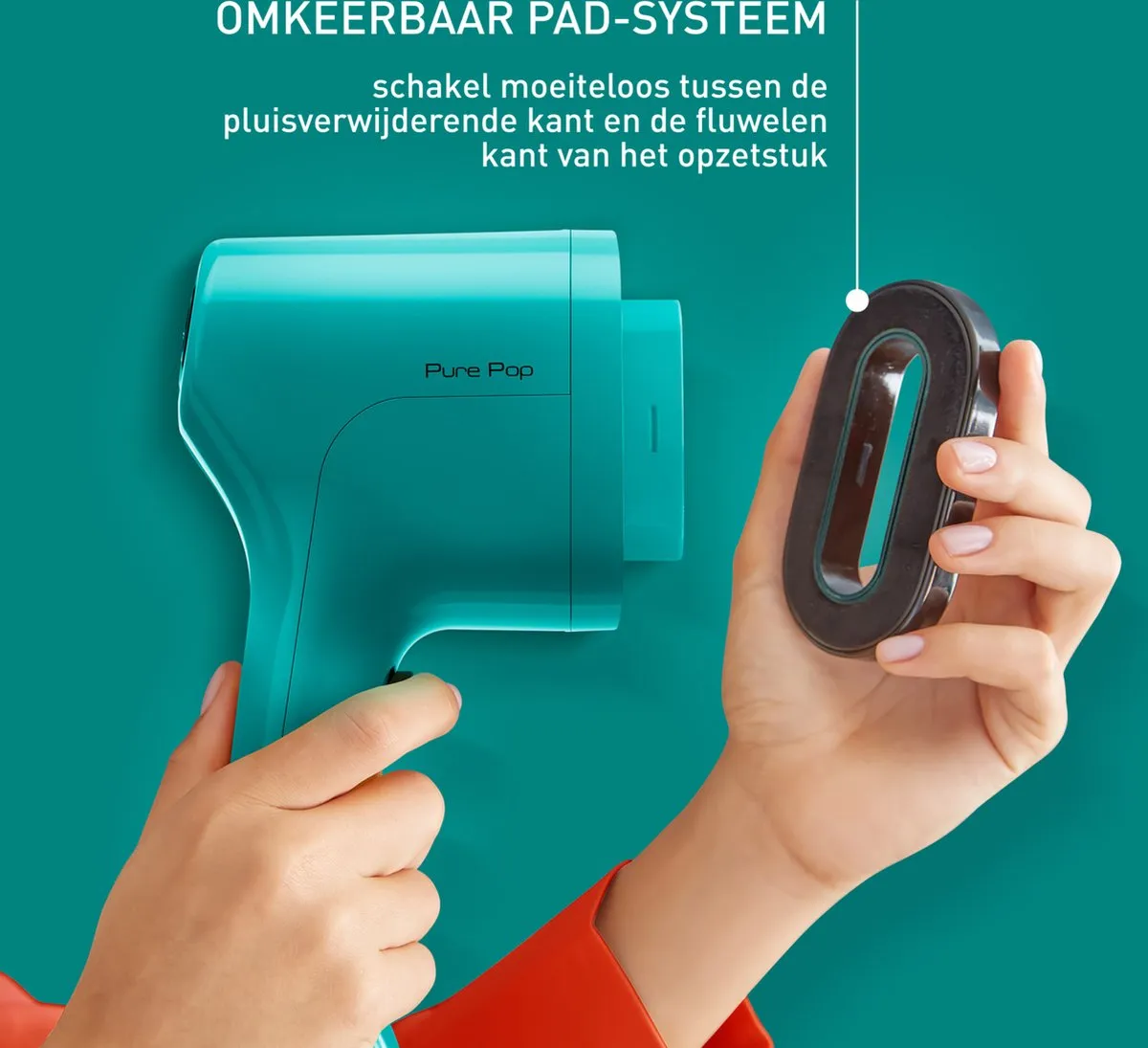 Tefal Pure Pop DT2024 Kledingstomer 1300W - Bangkok Groen - afbeelding 6 van 6