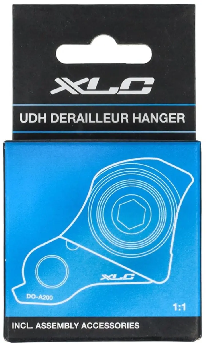 XLC DO-A200 Derailleurpad SRAM UDH - Zwart - afbeelding 2 van 3