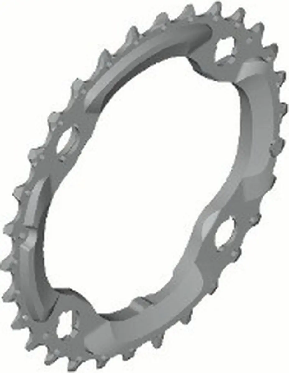 Shimano FC-M612 Kettingblad 30T - 10-speed - Zilver/Zwart