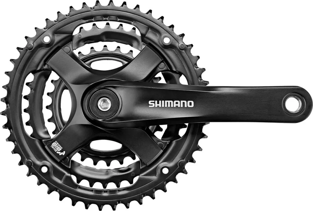 Shimano Tourney FC-TY501 Crankstel 175mm - 3x6 Versnellingen - Zwart - afbeelding 6 van 6