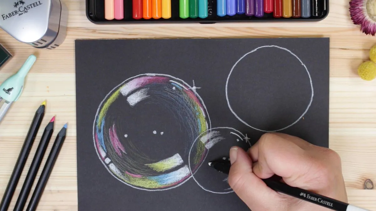 Faber-Castell Workshoppakket Zeepbel Black Edition - 27 Stuks - afbeelding 2 van 4