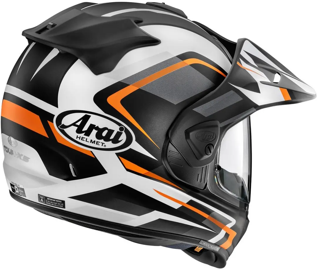 Arai TOUR-X5 Discovery Adventure Helm - XS - Zwart/Oranje/Wit