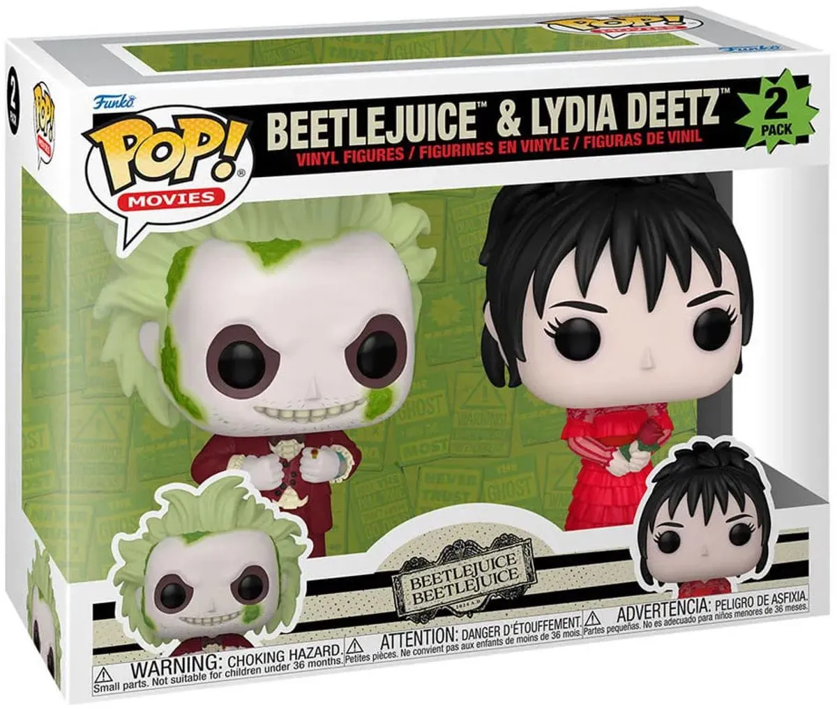 Funko Pop! Movies Beetlejuice & Lydia Deetz 2-Pack - Multi - afbeelding 6 van 6