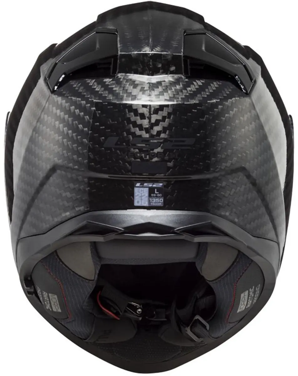 LS2 FF811 Vector II Gloss Carbon Integraalhelm - XS