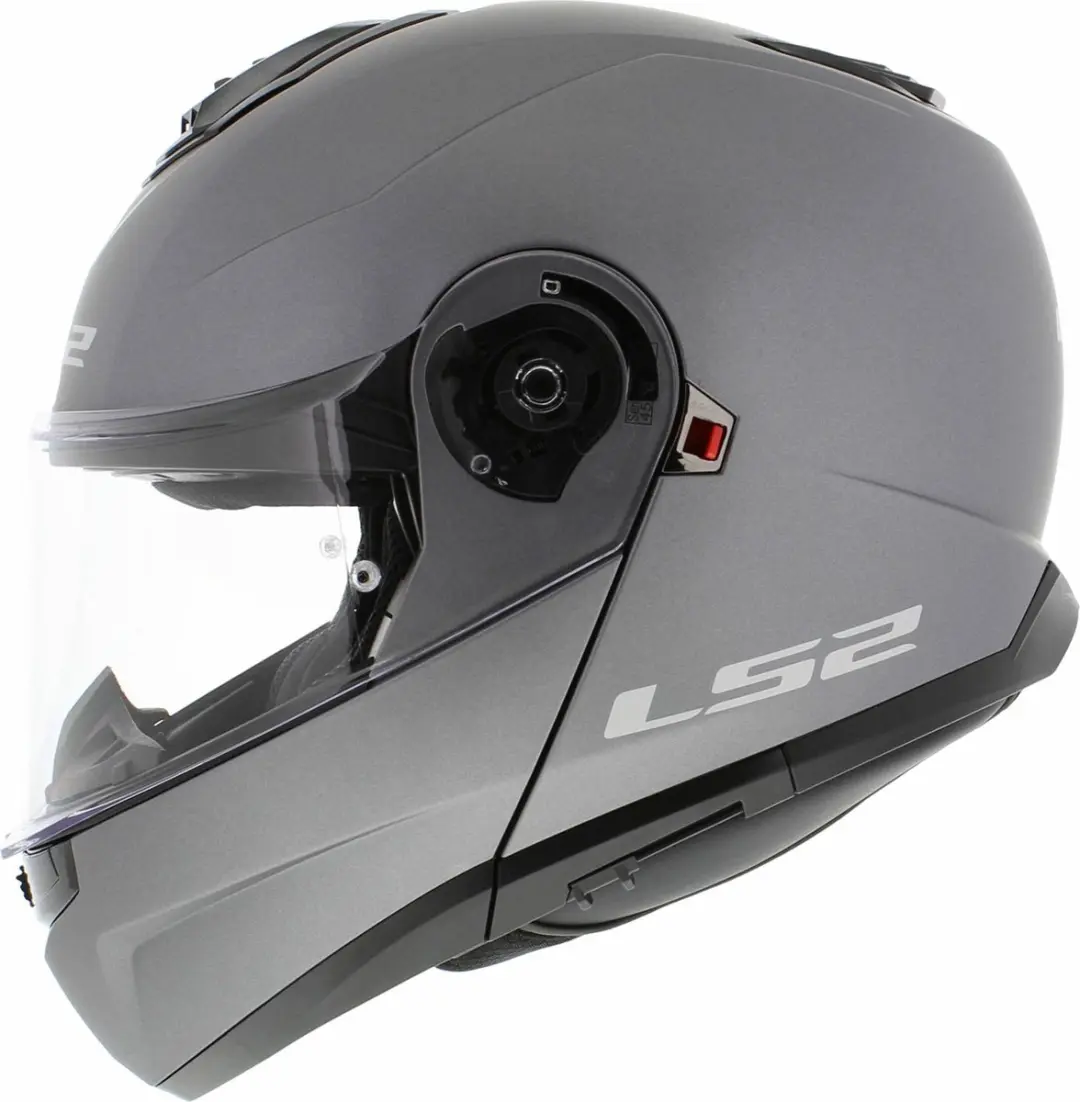 LS2 FF908 Strobe II Mat Titanium Systeemhelm - L