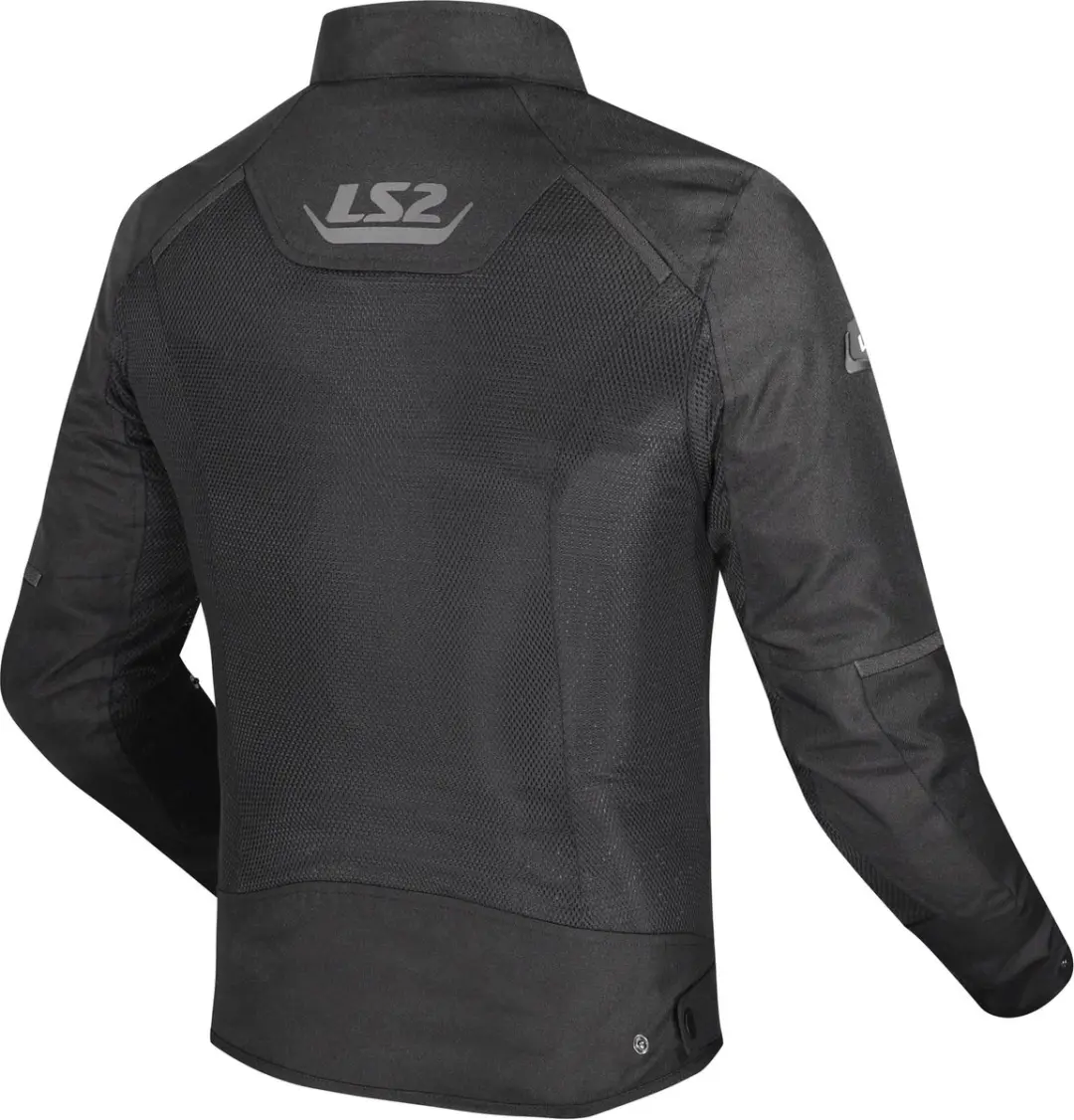 LS2 Breeze Motorfiets Textieljas - XL - Zwart - afbeelding 2 van 6