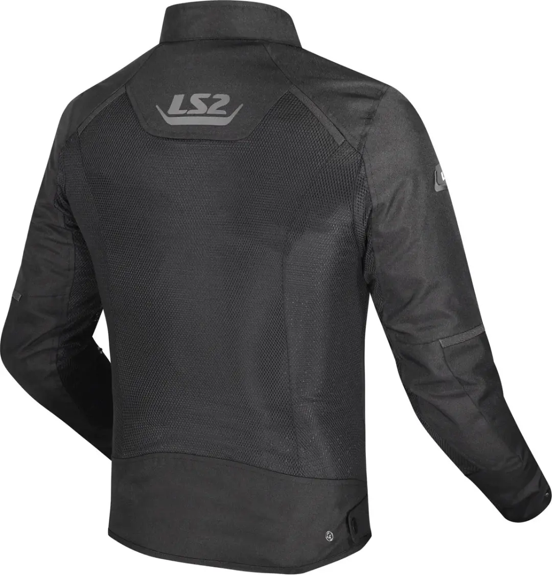 LS2 Breeze Motorfiets Textieljas - XL - Zwart - afbeelding 6 van 6