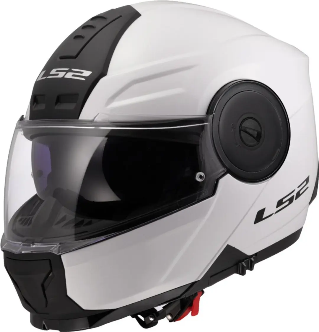 LS2 FF902 Scope II Solid Glossy Wit 06 Systeemhelm