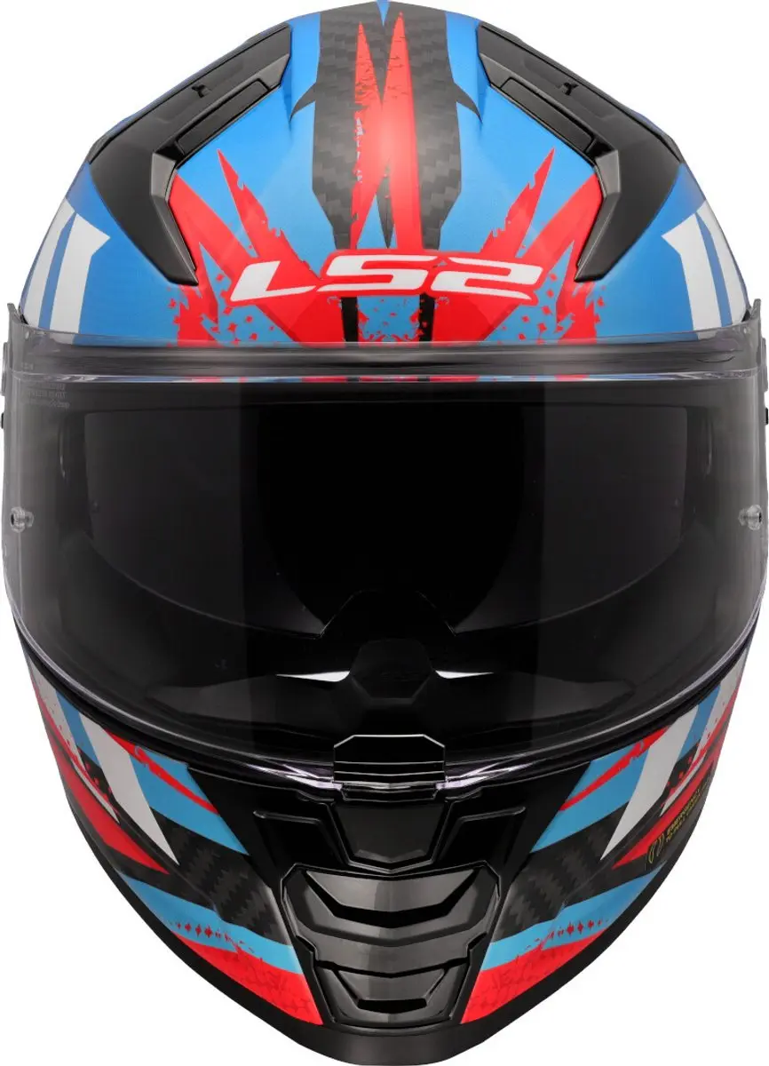 LS2 FF811 Vector II C Tantic Helm - XXS - Blauw/Rood