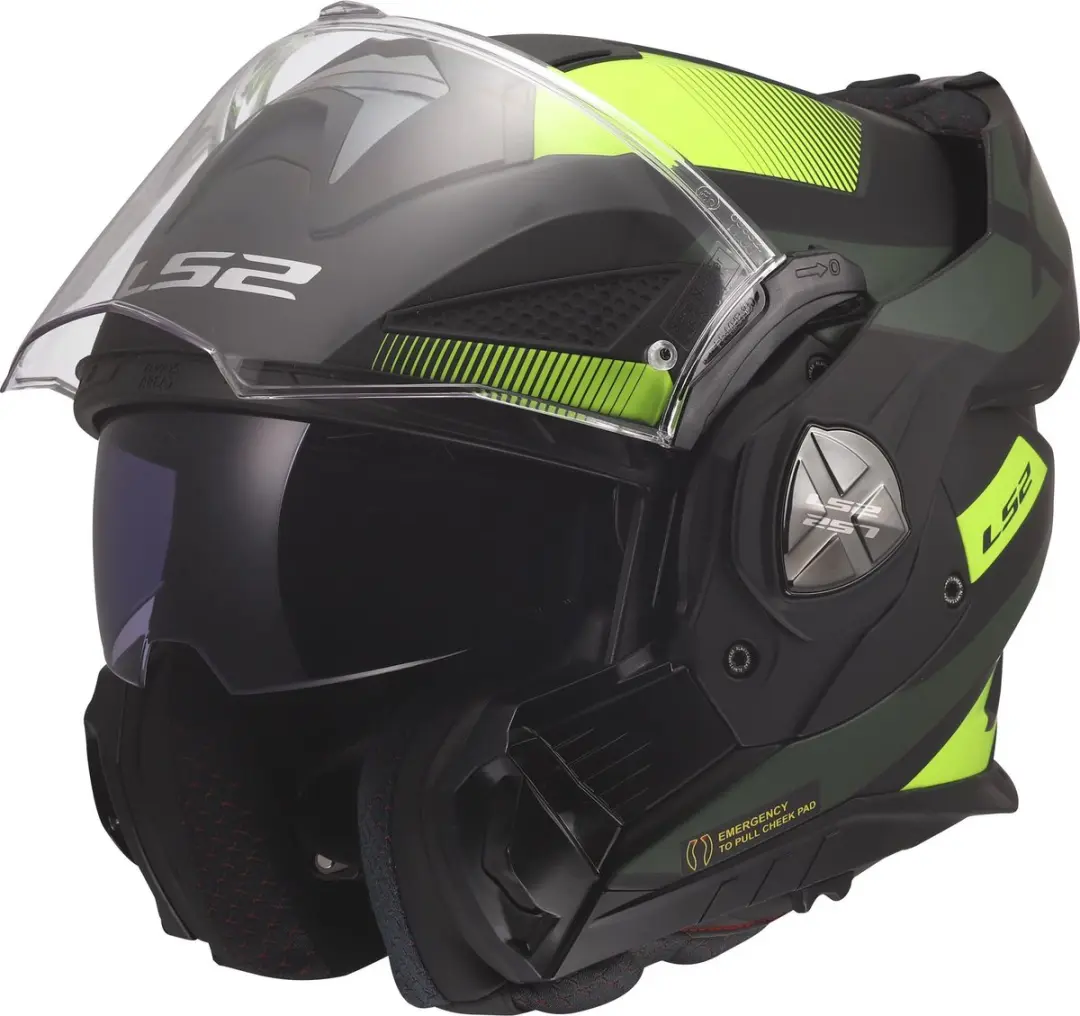 LS2 FF901 Advant X Nova Helm - M - Zwart/Geel