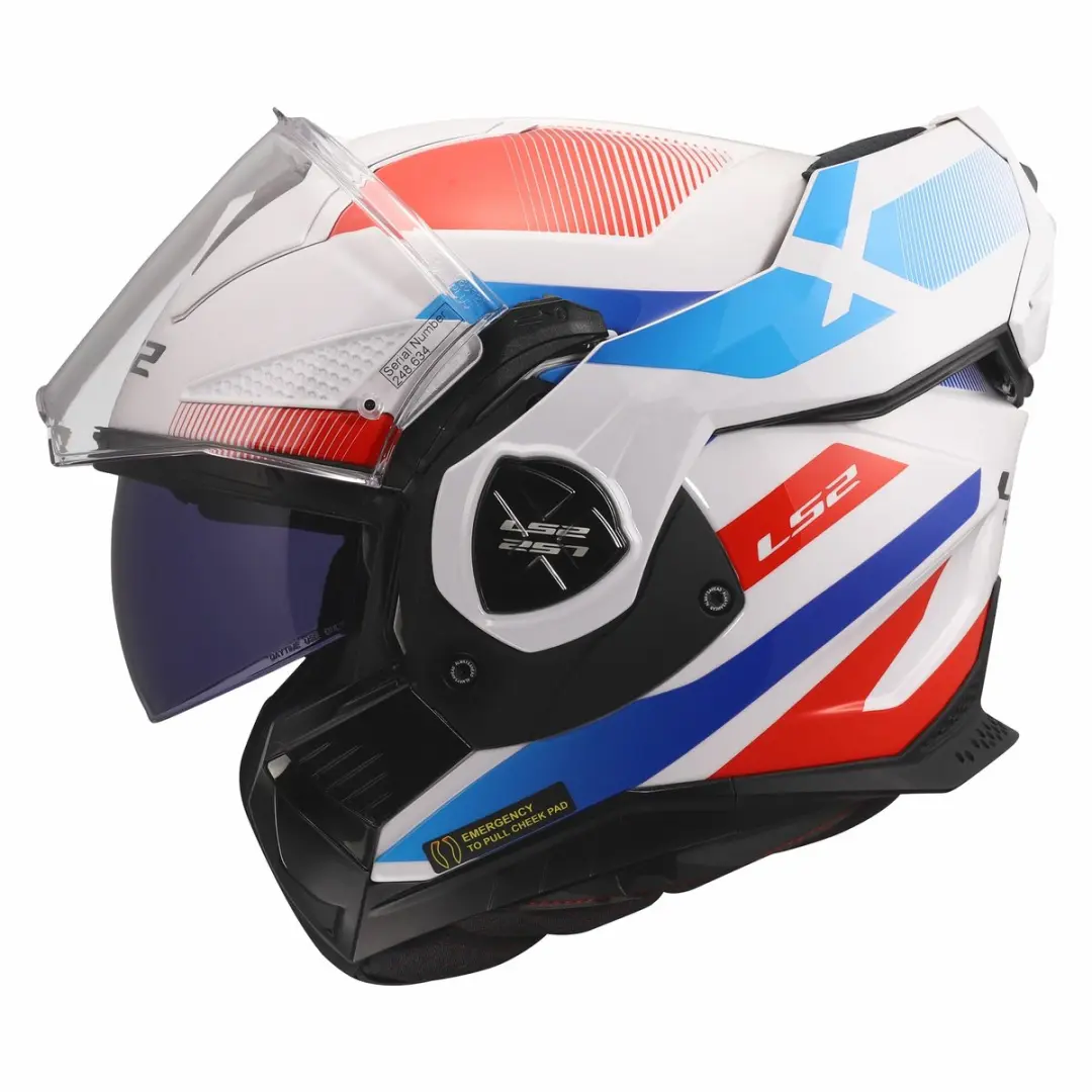LS2 FF901 Advant X Nova Helm - L - Blauw/Rood/Wit