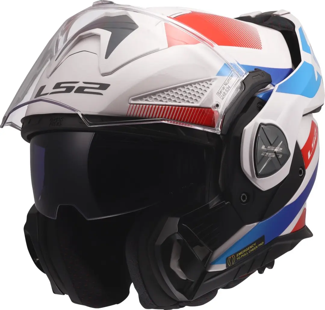 LS2 FF901 Advant X Nova Helm - L - Blauw/Rood/Wit