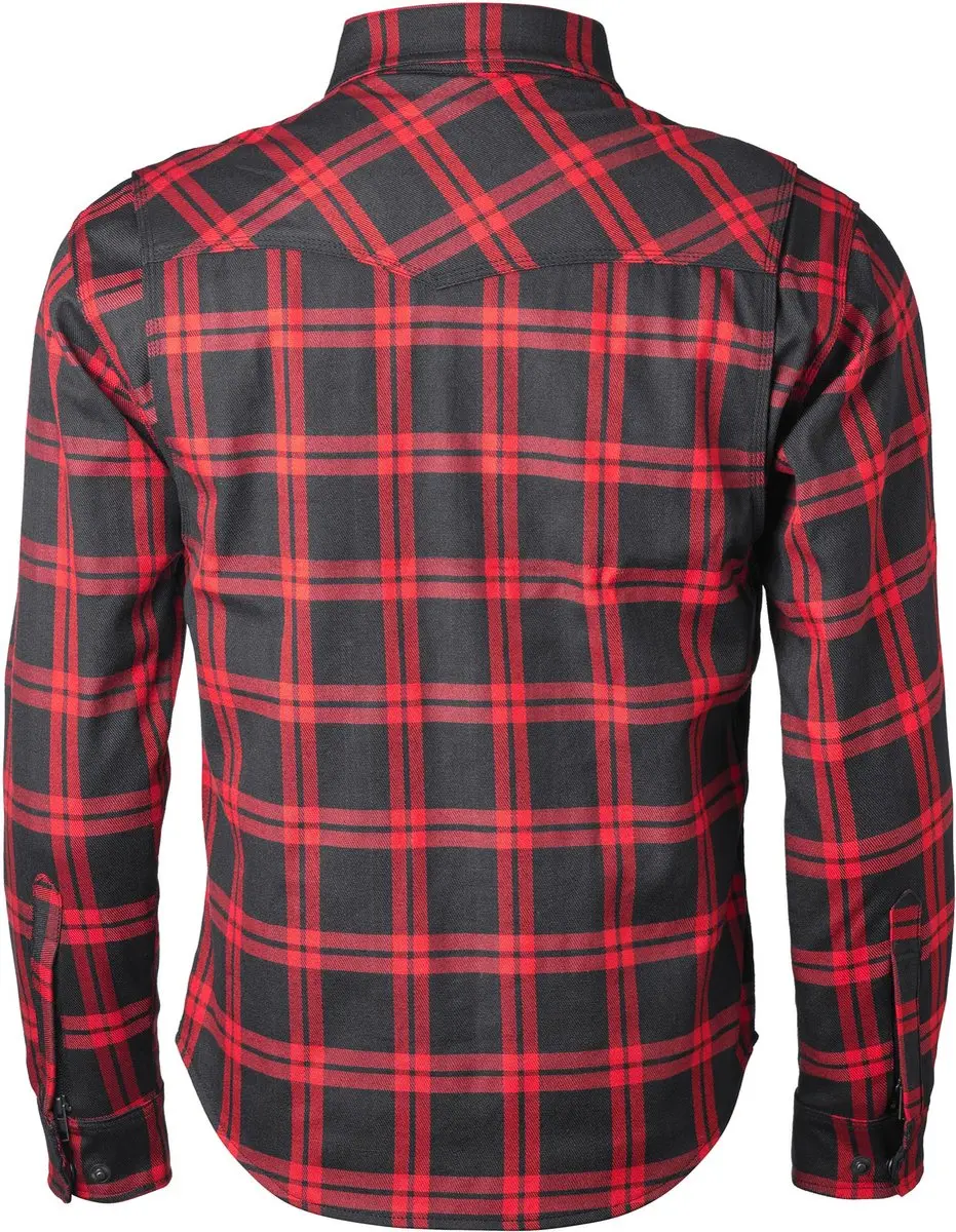 GMS Jaguar Neo Motorshirt Zwart/Rood 7XL