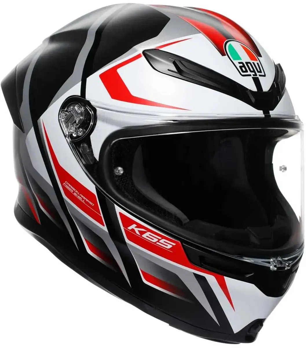 Agv K6 S Karve E2206 Mplk Integraalhelm Wit,Zwart M