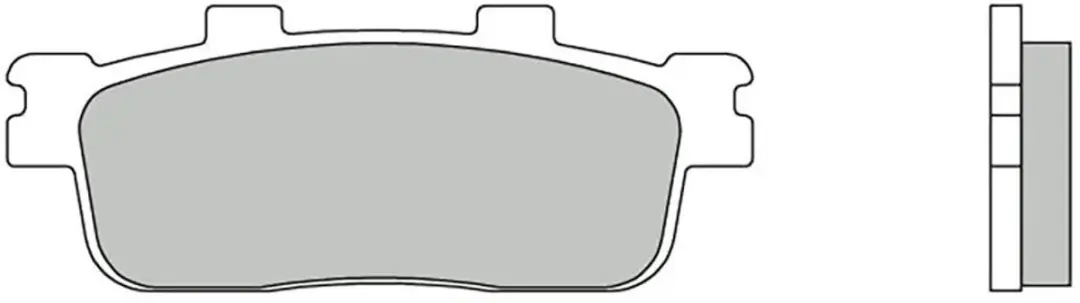 Brembo 07040 Organische Remblokken Transparant