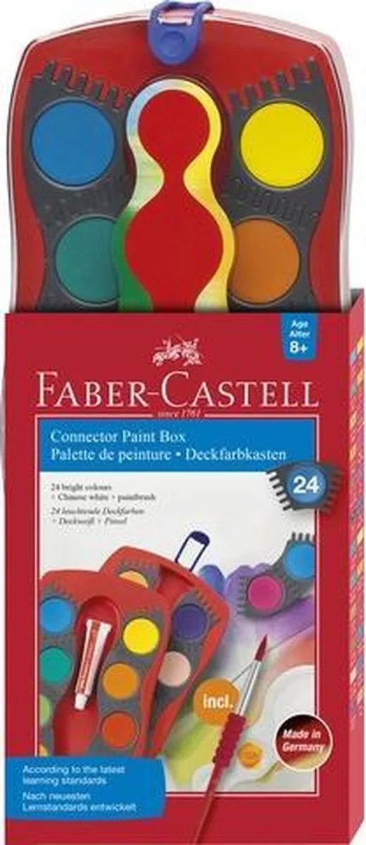 Faber-Castell Connector Paint Box 24 Stuks - Multicolor