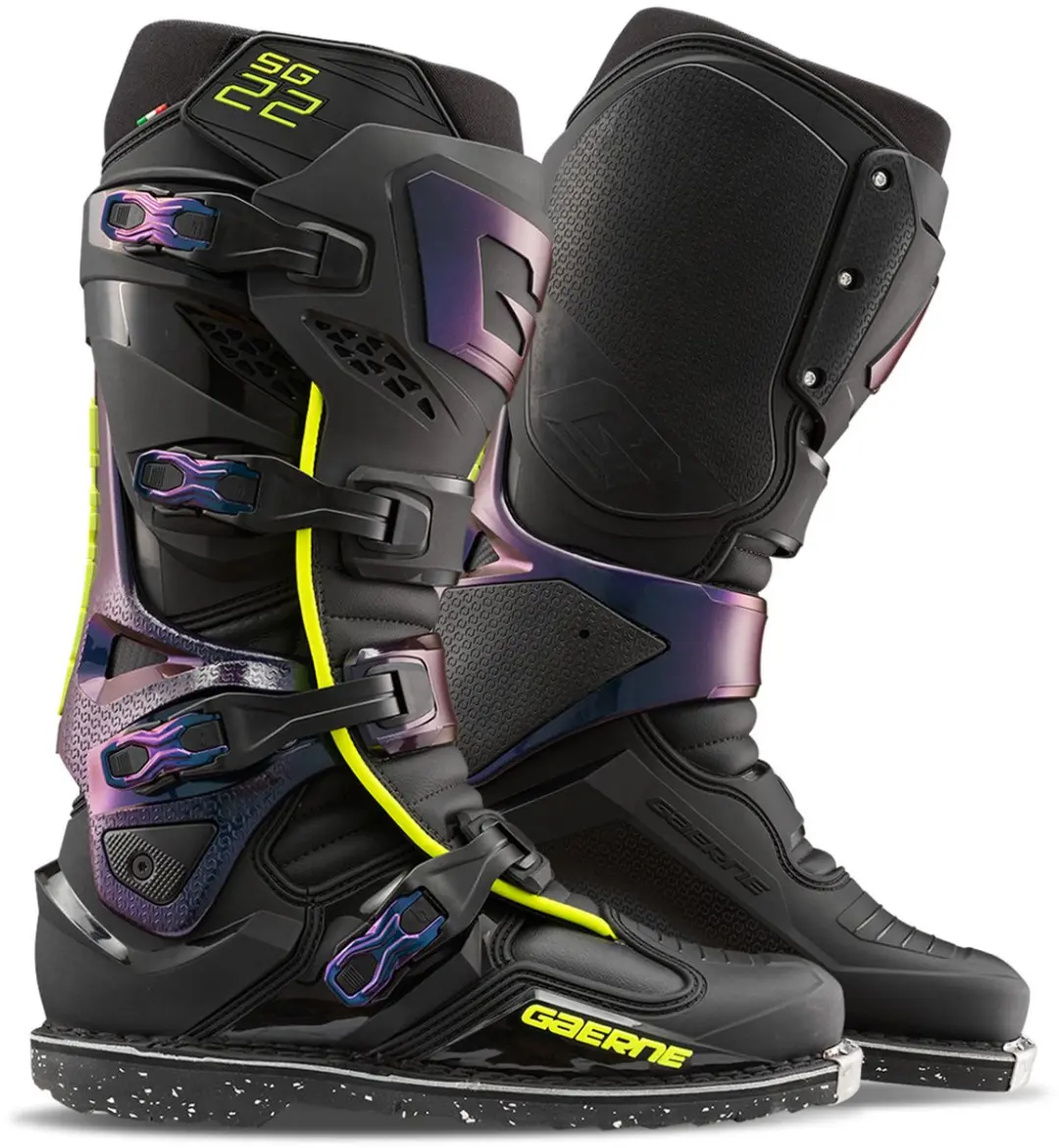 Gaerne SG-22 Zwart Lila Crosslaarzen