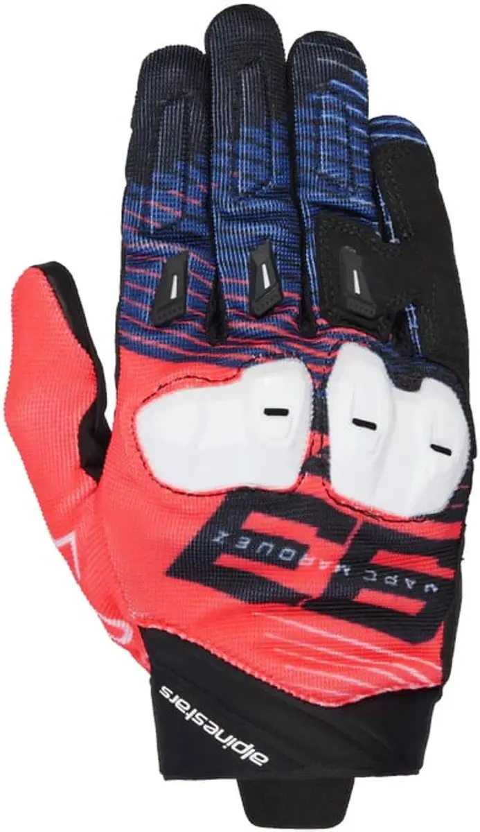 Alpinestars MM93 SPX 1 Motorfiets Handschoenen - Zwart/wit/blauw S - afbeelding 5 van 6