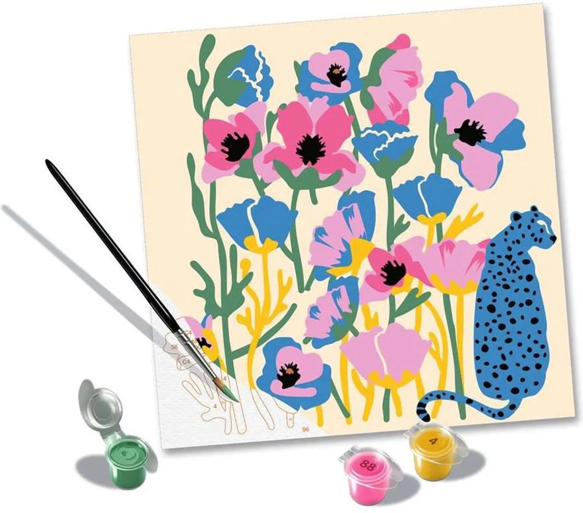 Ravensburger Poppy Schilderen op nummer - Meerkleurig